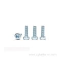 Hexagon socket bolts with blue zinc DIN7984